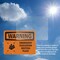Signmission Emergency Evacuation Meeting Place With Symbol, 7 in W x Rectangle, Vinyl Decal OS-2PACK-WS-D-57-L-12109 - alternate 4